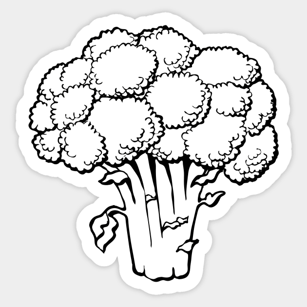 Broccoli Illustration Sticker by DesignArchitect